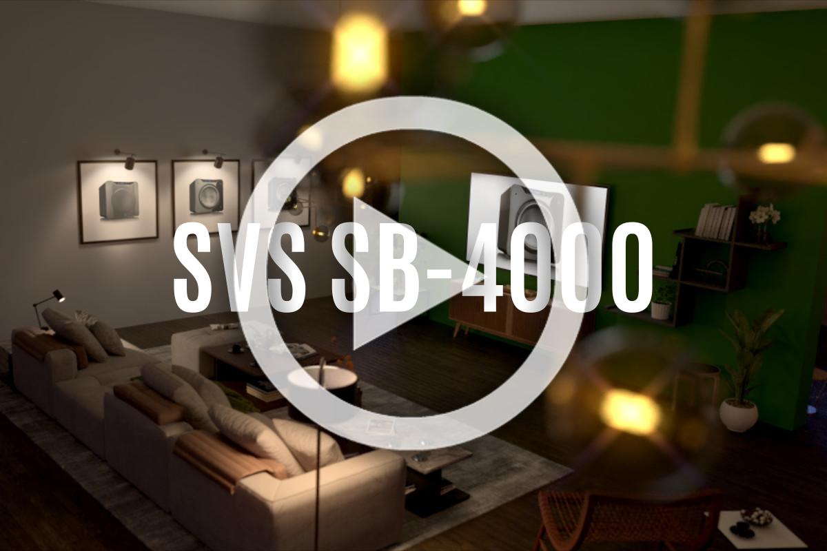 SVS SB-4000 13.5 1200W Sealed Box Subwoofers Pair Premium Black Ash 