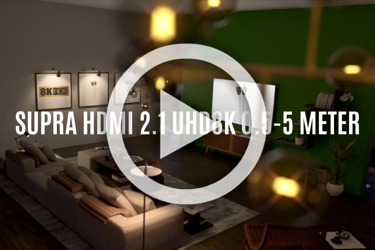 Supra HDMI-HDMI 2.1 UHD 8K Câble HDMI 4m - Hifi, Home-Cinéma, Salle de  Cinéma Privée, vidéoprojecteur, Oled, Ampli, Enceintes